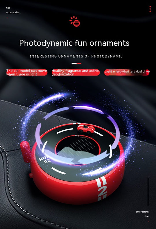 Automobile Aromatherapy Car Light Sense Model Decoration Solare Perfume Creative Personality Fragrance